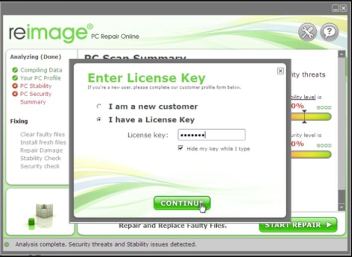 restoro license key number free